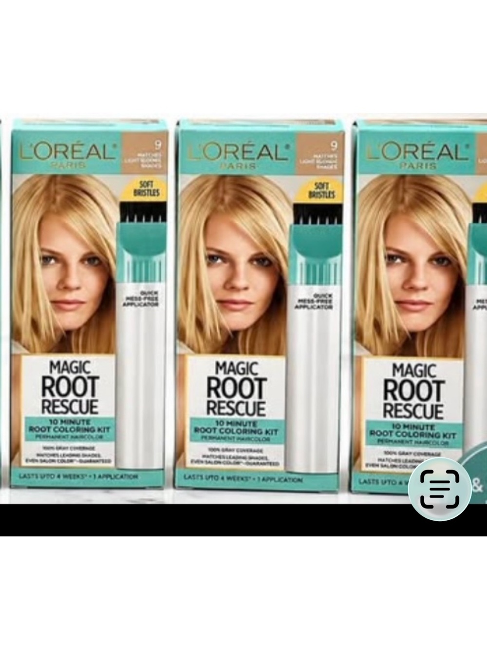 Root coloring kit (hair)